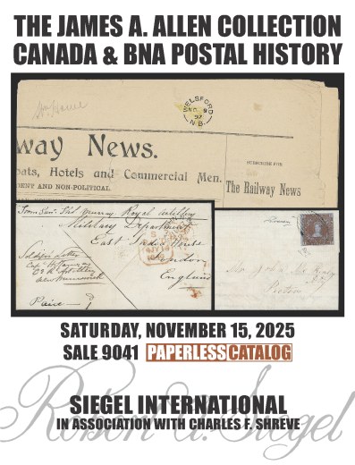 Catalog Cover Sale no. 9041 — Siegel Auction Galleries