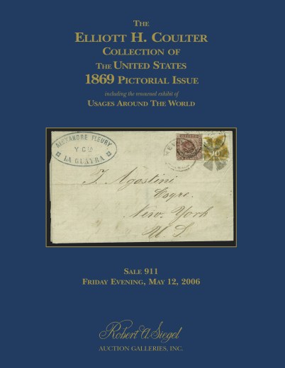 Catalog Cover Sale no. 911 — Siegel Auction Galleries