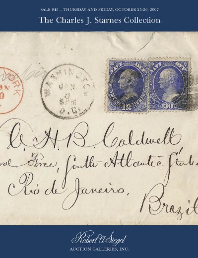 Catalog Cover Sale no. 945 — Siegel Auction Galleries