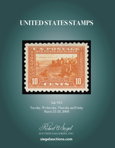 Catalog Cover Sale no. 953 — Siegel Auction Galleries