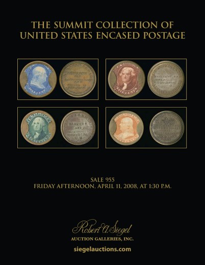 Catalog Cover Sale no. 955 — Siegel Auction Galleries