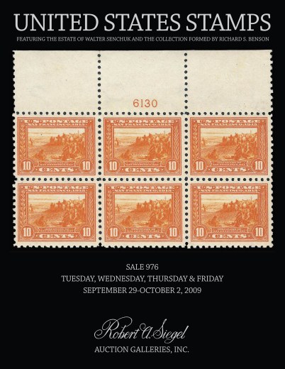 Catalog Cover Sale no. 976 — Siegel Auction Galleries