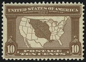 Sale Number 904, Lot Number 347, Louisiana Purchase and Jamestown Issue Sale Number 904, Lot Number 347, Louisiana Purchase and Jamestown Issue