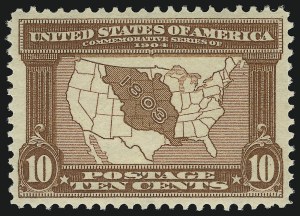 Sale Number 904, Lot Number 348, Louisiana Purchase and Jamestown Issue Sale Number 904, Lot Number 348, Louisiana Purchase and Jamestown Issue