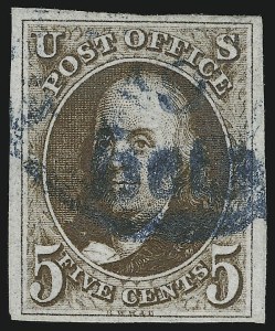Sale 905, Lot 1133, 1847 Issue