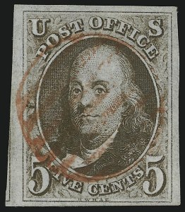 Sale 905, Lot 1139, 1847 Issue