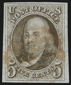 Sale 905, Lot 1156, 1847 Issue