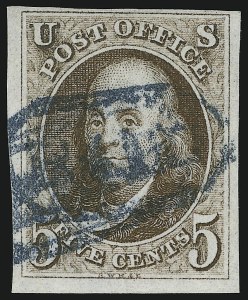 Sale 905, Lot 1160, 1847 Issue