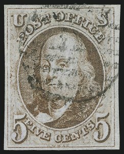 Sale 905, Lot 1167, 1847 Issue