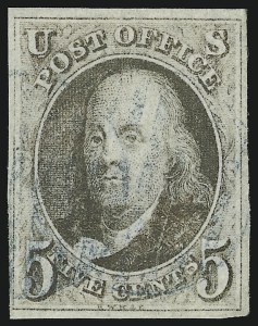Sale 905, Lot 1188, 1847 Issue