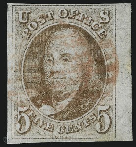 Sale 905, Lot 1189, 1847 Issue