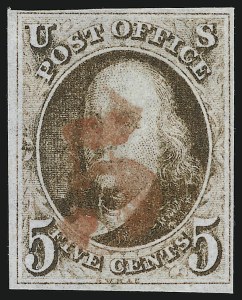 Sale 905, Lot 1195, 1847 Issue