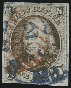 Sale 905, Lot 1207, 1847 Issue