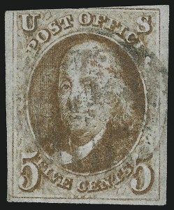 Sale 905, Lot 1224, 1847 Issue