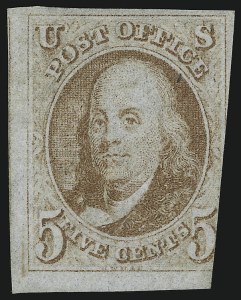 Sale 905, Lot 1227, 1847 Issue