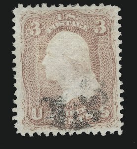 Sale 905, Lot 1526, 1867-68 Grilled Issue