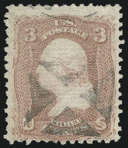 Sale 905, Lot 1536, 1867-68 Grilled Issue