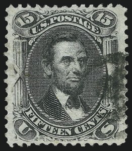 Sale 905, Lot 1553, 1867-68 Grilled Issue