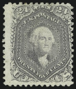 Sale 905, Lot 1575, 1867-68 Grilled Issue