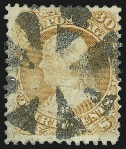 Sale 905, Lot 1577, 1867-68 Grilled Issue