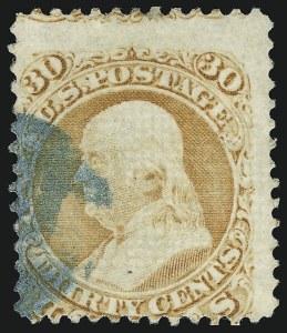 Sale 905, Lot 1579, 1867-68 Grilled Issue