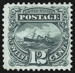 Sale 905, Lot 1636, 1869 Pictorial Issue, 12c Green (117) Sale 905, Lot 1636, 1869 Pictorial Issue