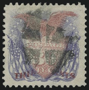 Sale 905, Lot 1678, 1869 Pictorial Issue, 30c Ultramarine & Carmine (121) Sale 905, Lot 1678, 1869 Pictorial Issue