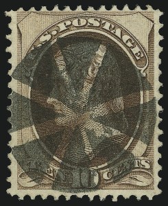 Sale 905, Lot 1774, 1870-88 Bank Note Issues (National Grills, Scott 134 thru 144)
