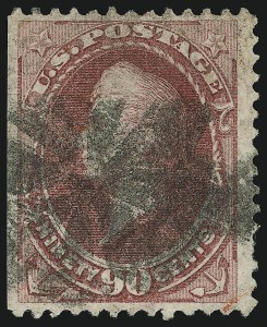 Sale 905, Lot 1787, 1870-88 Bank Note Issues (National Grills, Scott 134 thru 144)