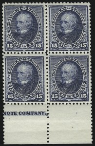Sale 905, Lot 1969, 1890 Small Bank Note Issue (Scott 219 thru 229)