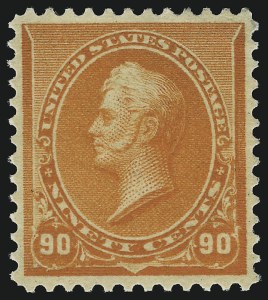 Sale 905, Lot 1976, 1890 Small Bank Note Issue (Scott 219 thru 229)