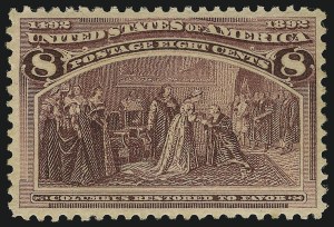Sale 905, Lot 2002, 1893 Columbian Issue, 15c Columbian (238) Sale 905, Lot 2002, 1893 Columbian Issue