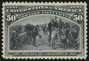 Sale 905, Lot 2018, 1893 Columbian Issue, 50c Columbian (240) Sale 905, Lot 2018, 1893 Columbian Issue