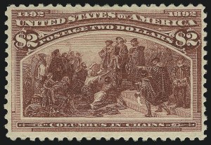 Sale 905, Lot 2052, 1893 Columbian Issue, $2.00 Columbian (242) Sale 905, Lot 2052, 1893 Columbian Issue
