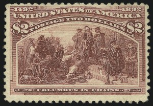 Sale 905, Lot 2054, 1893 Columbian Issue, $2.00 Columbian (242) Sale 905, Lot 2054, 1893 Columbian Issue