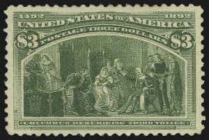 Sale 905, Lot 2067, 1893 Columbian Issue, $3.00 Columbian (243) Sale 905, Lot 2067, 1893 Columbian Issue