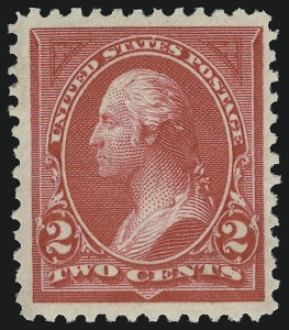Sale 905, Lot 2103, 1894-98 Bureau Issues (Scott 246 thru 263), 2c Carmine, Ty. I (250) Sale 905, Lot 2103, 1894-98 Bureau Issues (Scott 246 thru 263)