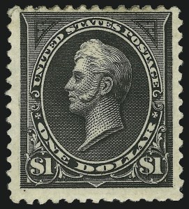 Sale 905, Lot 2122, 1894-98 Bureau Issues (Scott 246 thru 263), $1.00 Black (261) Sale 905, Lot 2122, 1894-98 Bureau Issues (Scott 246 thru 263)