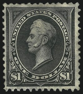 Sale 905, Lot 2131, 1894-98 Bureau Issues (Scott 246 thru 263), $1.00 Black, Ty. II (261A) Sale 905, Lot 2131, 1894-98 Bureau Issues (Scott 246 thru 263)