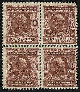 Sale 905, Lot 2295, 1902-08 Issues (Scott 300 thru 320), 6c Claret (305) Sale 905, Lot 2295, 1902-08 Issues (Scott 300 thru 320)
