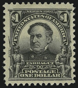 Sale 905, Lot 2316, 1902-08 Issues (Scott 300 thru 320), $1.00 Black (311) Sale 905, Lot 2316, 1902-08 Issues (Scott 300 thru 320)