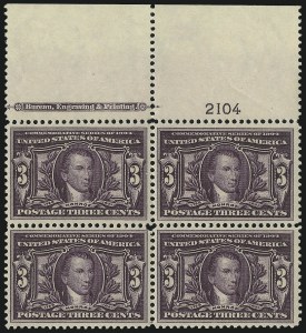 Sale 905, Lot 2360, Louisiana Purchase, Jamestown Issues