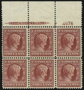 Sale 905, Lot 2454, Washington-Franklin Issues (Scott 367 to 396)