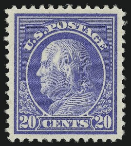 Sale 905, Lot 2550, Washington-Franklin Issues (Scott 405 to 423)