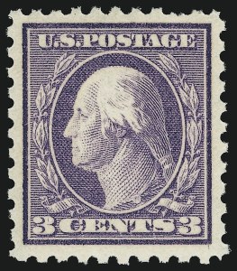 Sale 905, Lot 2566, Washington-Franklin Issues (Scott 424 to 458), 3c Deep Violet (426) Sale 905, Lot 2566, Washington-Franklin Issues (Scott 424 to 458)