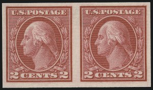 Sale 905, Lot 2641, 1912-14 Issues (Scott 459 to 480), 2c Carmine, Ty. I, Imperforate Coil (459) Sale 905, Lot 2641, 1912-14 Issues (Scott 459 to 480)