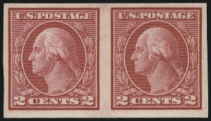 Sale 905, Lot 2642, 1912-14 Issues (Scott 459 to 480), 2c Carmine, Ty. I, Imperforate Coil (459) Sale 905, Lot 2642, 1912-14 Issues (Scott 459 to 480)