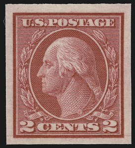 Sale 905, Lot 2647, 1912-14 Issues (Scott 459 to 480), 2c Carmine, Ty. I, Imperforate Coil (459) Sale 905, Lot 2647, 1912-14 Issues (Scott 459 to 480)