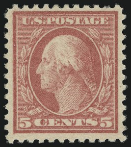 Sale 905, Lot 2702, 1916-23 Issues (Scott 491 to 519), 5c Rose, Error (505) Sale 905, Lot 2702, 1916-23 Issues (Scott 491 to 519)