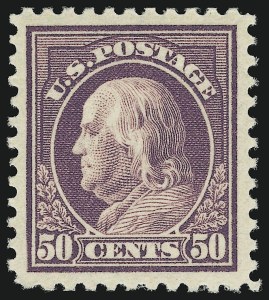 Sale 905, Lot 2721, 1916-23 Issues (Scott 491 to 519), 50c Red Violet (517) Sale 905, Lot 2721, 1916-23 Issues (Scott 491 to 519)